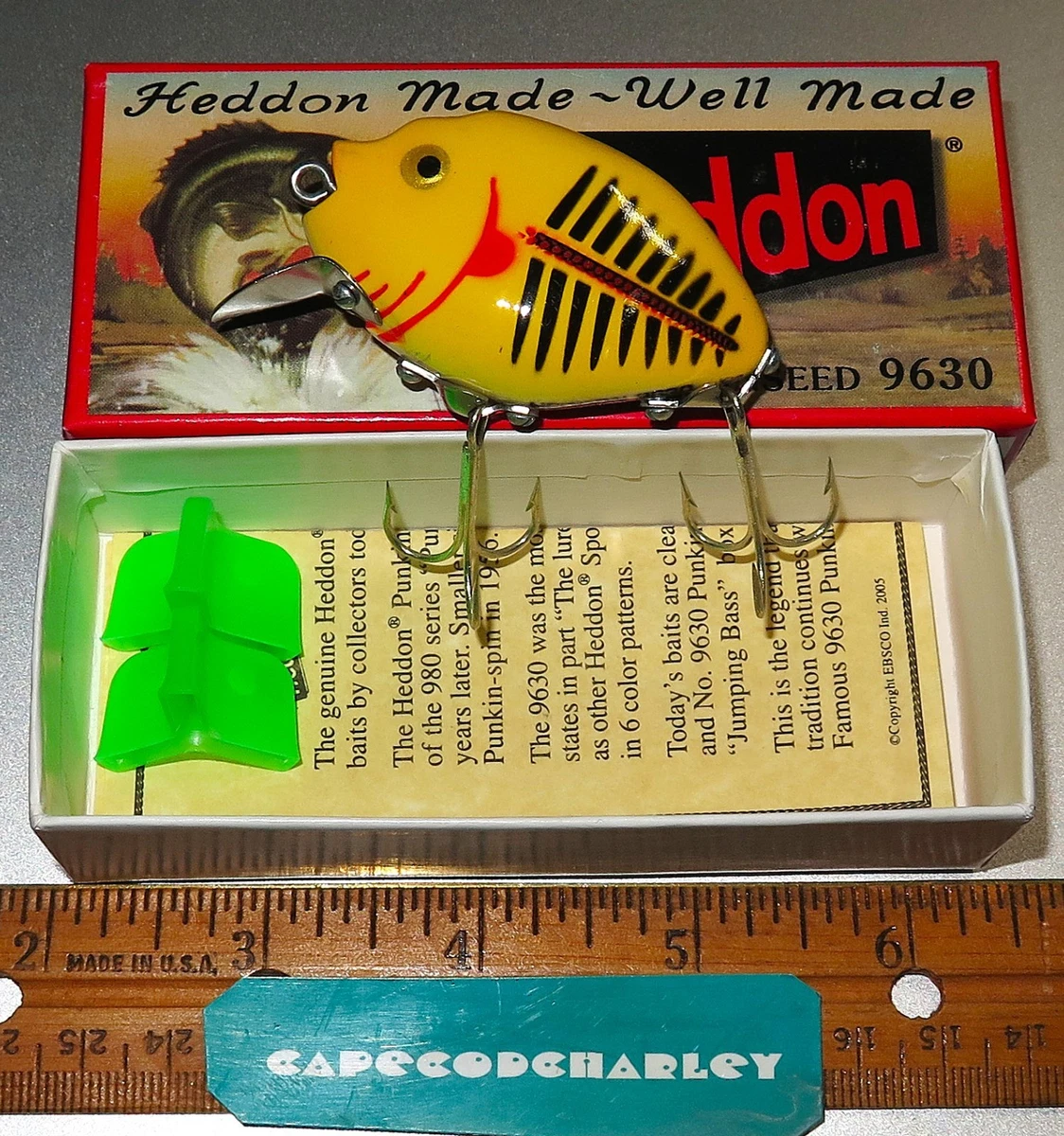 Heddon Vintage Fishing Lures with Original Box for sale | eBay