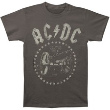 Boys' AC/DC N.A. We Salute You 2015 Tour Tee T-shirt Youth Medium Grey