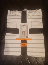 Max  Mia The Stripe Waffle Knit Hooded Lounge Set Women Size XXL