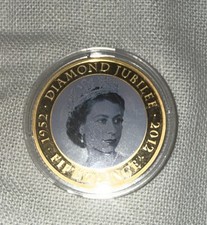 Fifty Pence Diamond Jubilee Commemorative Coin 1952  