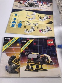 LEGO Classic Space Lot 6972 Polaris I Space Lab + 6941 & 6876 6825 Legoland