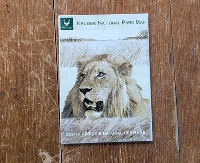 Kruger National Park South Africa Map Safari Wildlife Fold Out Guide