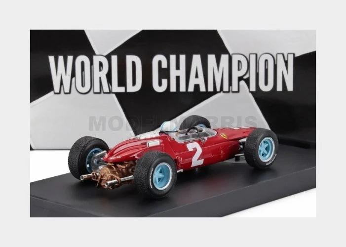BRUMM R290-CH-UPD-2025 FERRARI - F1 158 N 2 WORLD CHAMPION WINNER ITALY GP 1964  - Immagine 2 di 2