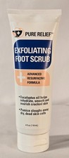 Pure Relief Exfoliating Foot Scrub-Advanced Resurfacing Formula-4 Fl. Oz.-New