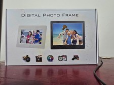 7? digital photo frame new, never used , Black