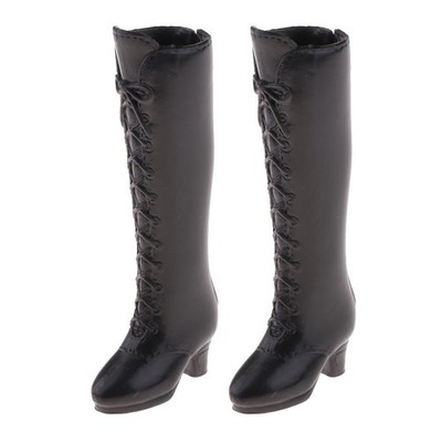 1/6 Scale Doll Schwarze Plastikstiefel Rainshoes Kleidung für Blythe Zubehör