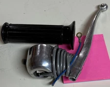 Vintage Motorcycle Clutch Lever Assembly Perch Switch Housing Wiring 7/8" Gemini