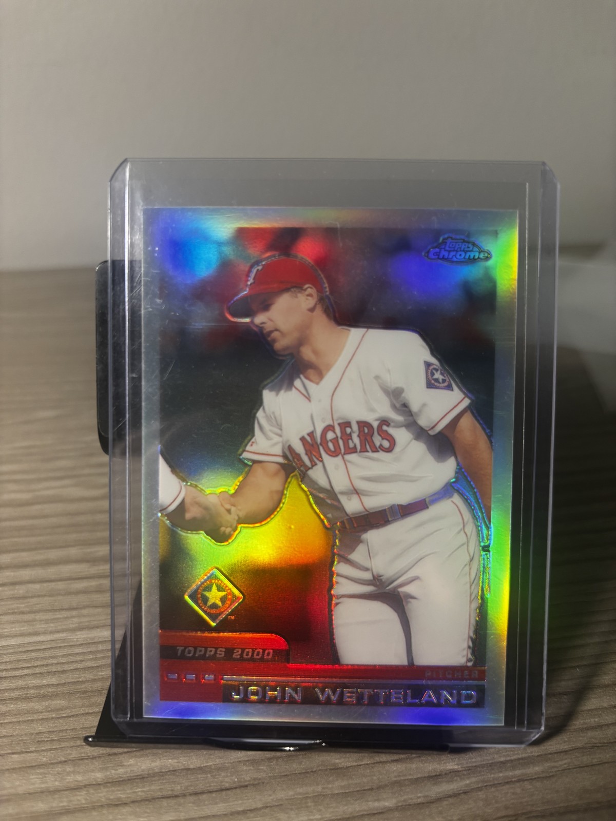 2000 Topps Chrome John Wetteland Refractors Texas Rangers