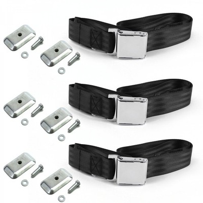AMC 1958 - 1988  Airplane 2pt BK Lap Bench Blt Kit w/BKTS 3 Belts