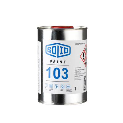 Solid Paint 103 Farbe Grundierung für Metall Zaun und Tor Rostschutz 9007 1 L