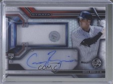 2016 Topps Strata Clearly Authentic Auto Relics Greg Bird #CAAR-GB Auto u6m