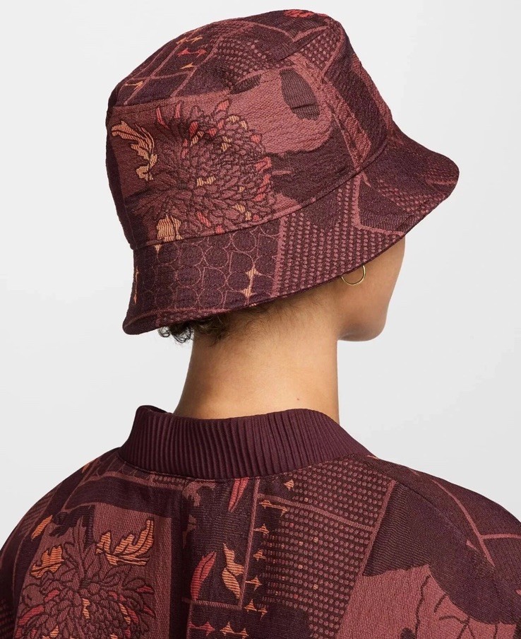 Nike Naomi Osaka Apex Bucket Hat Burgundy Crush Recycled HF1697