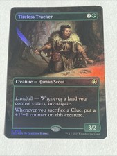 Tireless Tracker (Borderless) #318 (Foil) NM Innistrad Remastered INR Magic MTG