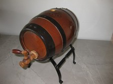 Antique Doulton Lambeth Stoneware "Pedestrian Barrelette"  Whiskey Barrel 