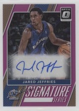 2017 Donruss Optic Signature Series Pink Prizm 13/25 Jared Jeffries #68 Auto 0c2