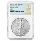 2026 (W) $1 1-oz American Silver Eagle NGC MS70 FDI West Point Star Label