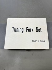 Tuning Fork Set, 8 PCS Steel Tuning Fork 256Hz to 512Hz, Vibration Tuning Forks