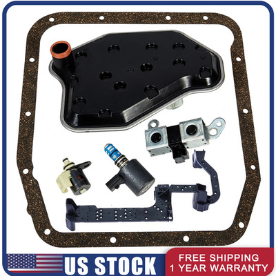 1998-04 AODE 4R70W For Ford Trans Solenoid New Service Set w/ Harness Filter Kit