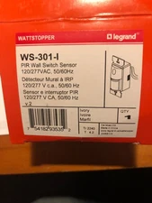 Wattstopper WS-301-W Passive Infrared Occupancy Sensor White 120/277V PIR Motion