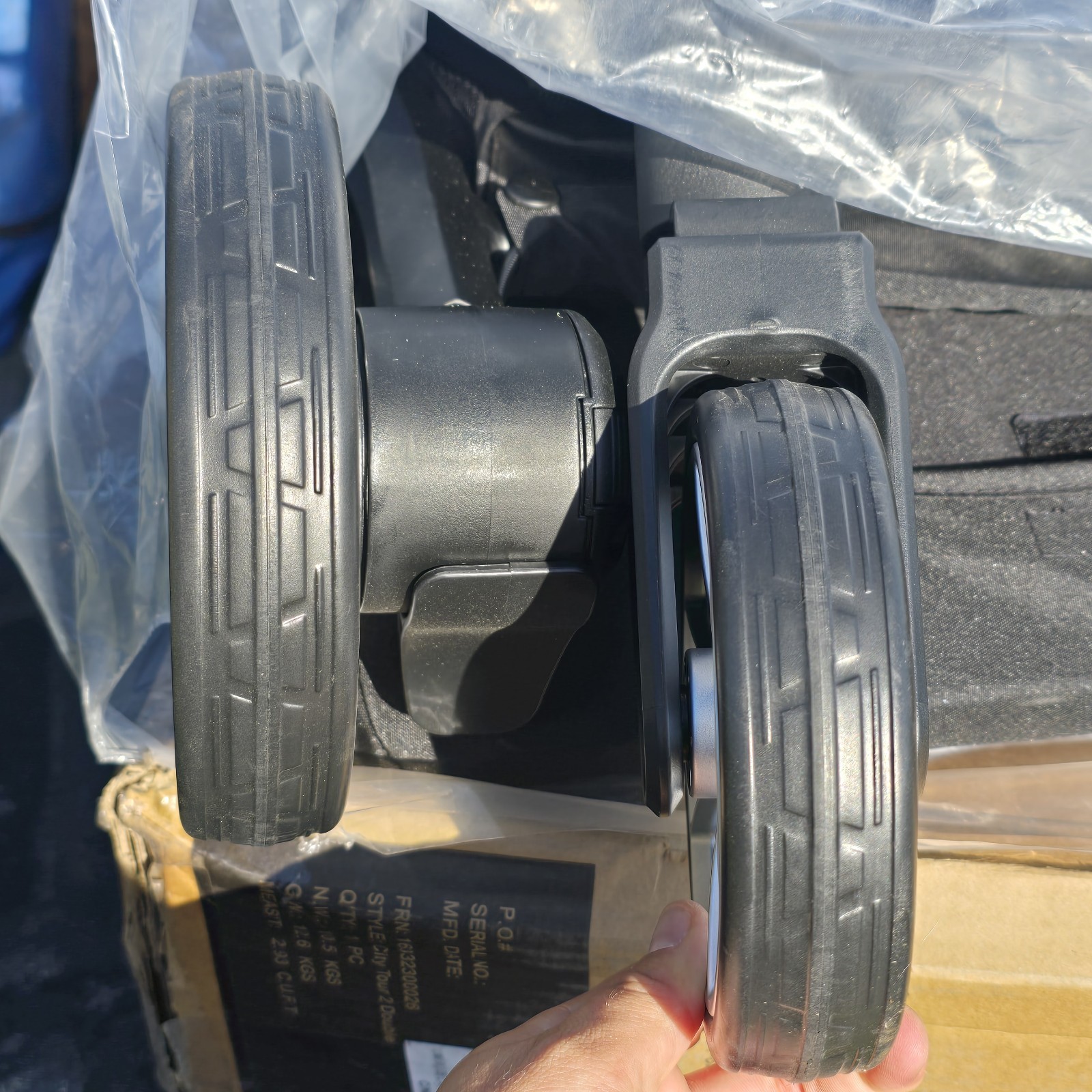 OPEN BOX NEW Baby Jogger City Tour 2 Double Stroller Black 