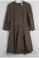 Gap Womens Striped Fit and Flare Dress Smart Casual Size 6 r1577