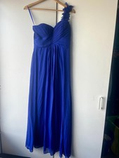 Ever Pretty Royal Blue One-Shoulder Maxi Dress – Elegant Occasion Gown – Size 8