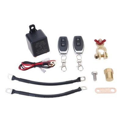 DC12V Remote Battery Disconnect Switch 260A Automatic Power Shut Offs Switch
