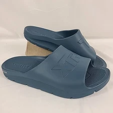 NEW Xtratuf Men's Apres Fish Slide Sandals Blue Sz 12M