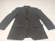 VTG MENS HARRIS TWEED JO A BANKS SCOTTISH WOOL BLAZER 3 BUTTON SPORT COAT