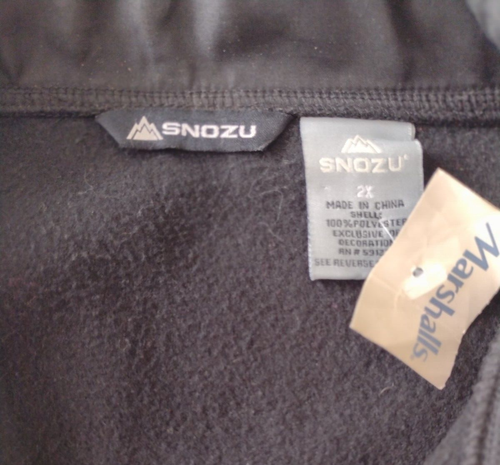 NEW Vest Jacket Mens Size 2XL 52" Chest Black Full Zip 6 Pockets Outdoor Active. - Picture 6 of 21