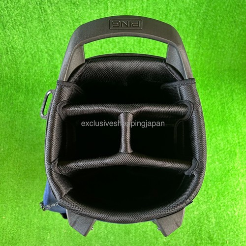 Ping Golf Hoofer Lite Custom Carry Stand Bag 8.5in 4-way Lightweight Navy/White - Picture 8 of 22