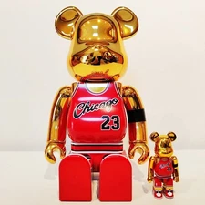 Michael Jordan No. 23 Chicago Jersey BEARBRICK Action Figure Deco Art toy Gift