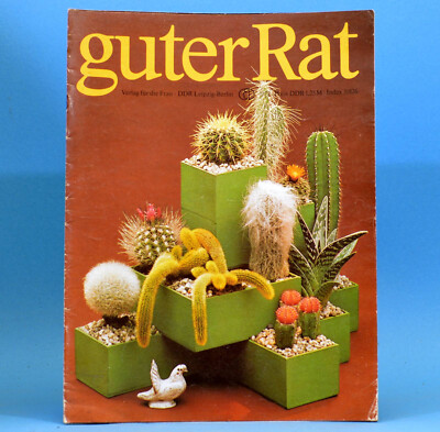 Guter Rat 1 1978 Verlag für die Frau DDR Kakteenzucht Hackfleisch Medikamente F