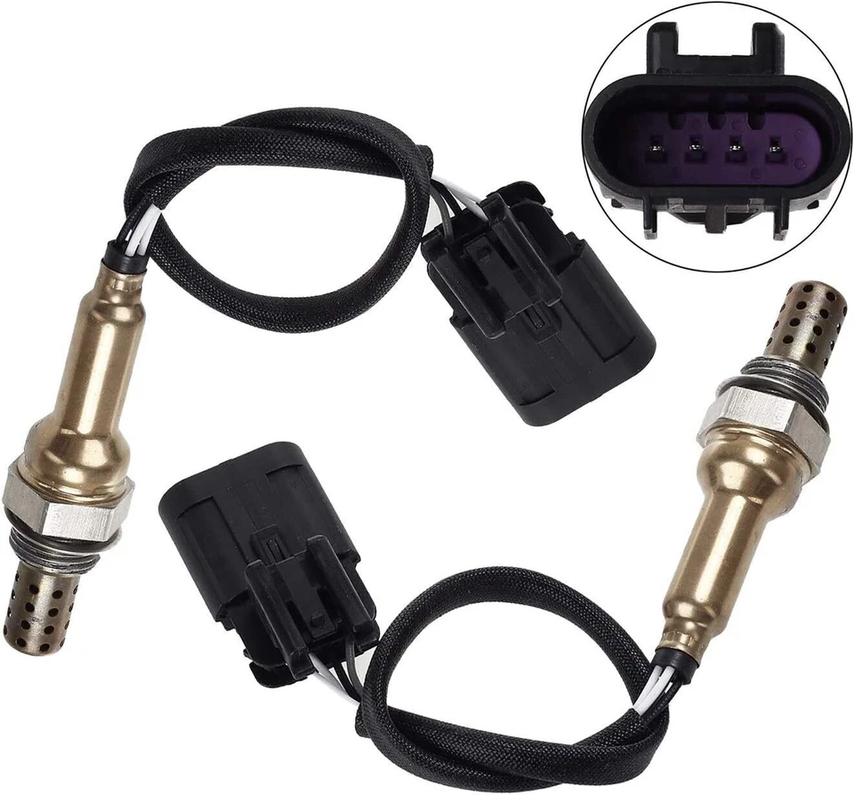 Set of 4 Oxygen O2 Sensors For 2007 2008 2009 2010 Hyundai Entourage 3.8L V6 USA Foto 3 de 4