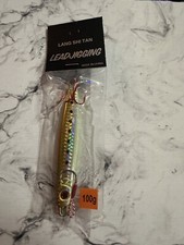 1PC Metal Jig Slow Jigging 100g Saltwater Fishing Lure Hard Bait Hook