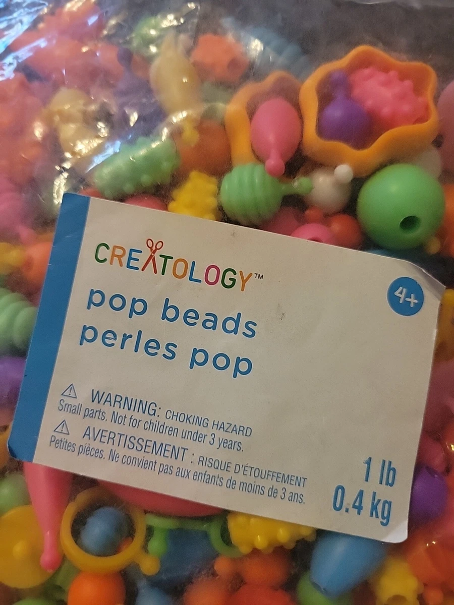 Creatology Pop Beads Perles Pop Multicolored Multishaped Beads.