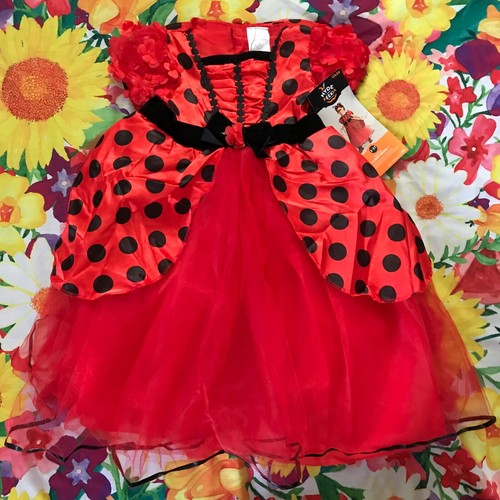 Girls Toddler Hyde and Eek Ladybug Dress w/ Wings Costume 2-3T - Picture 2 of 11