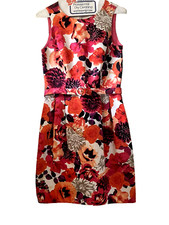 Eliza J Dress Size 4 Floral Print Pink