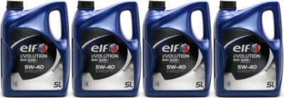 Elf Evolution 900 SXR 5W-40 Motoröl 4x 5 = 20 Liter