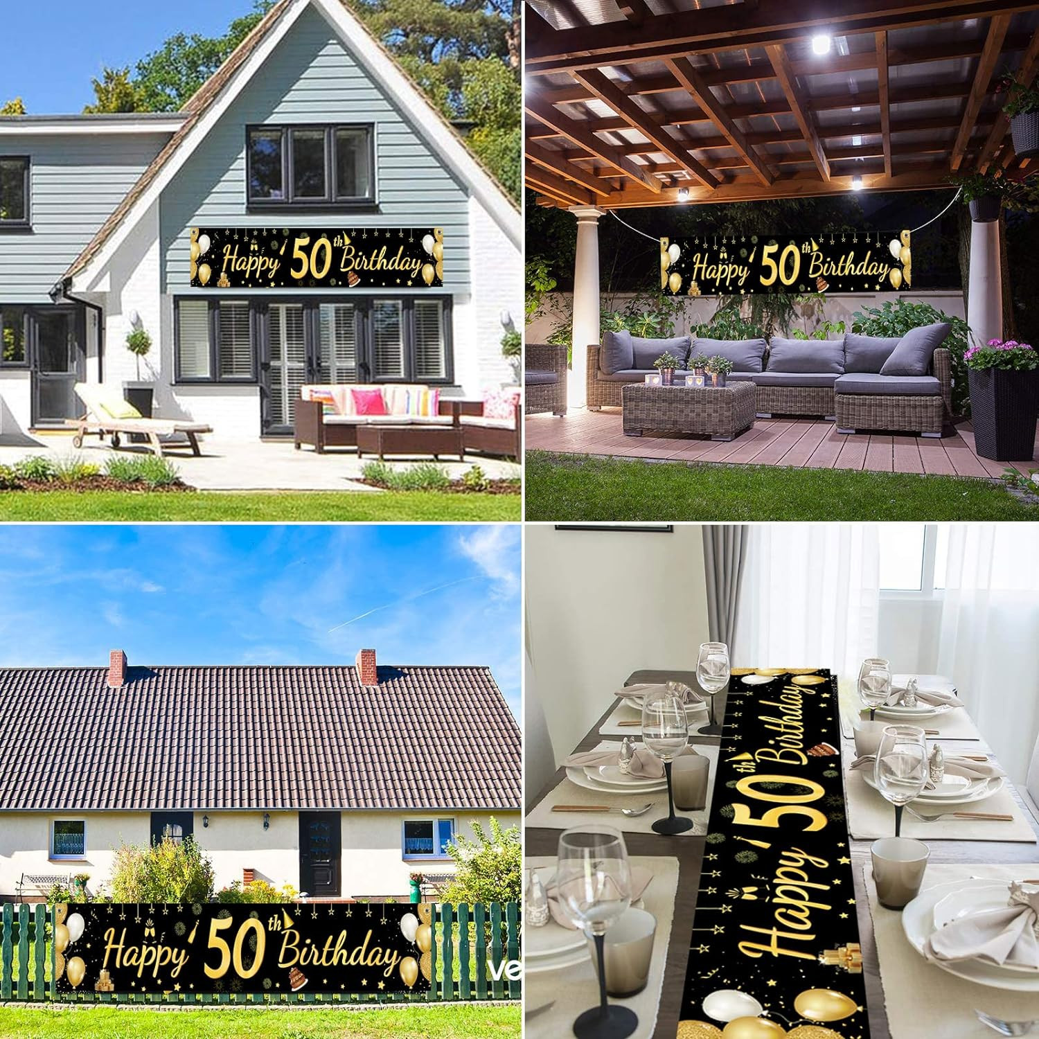 50 Geburtstag Deko Vorm Haus