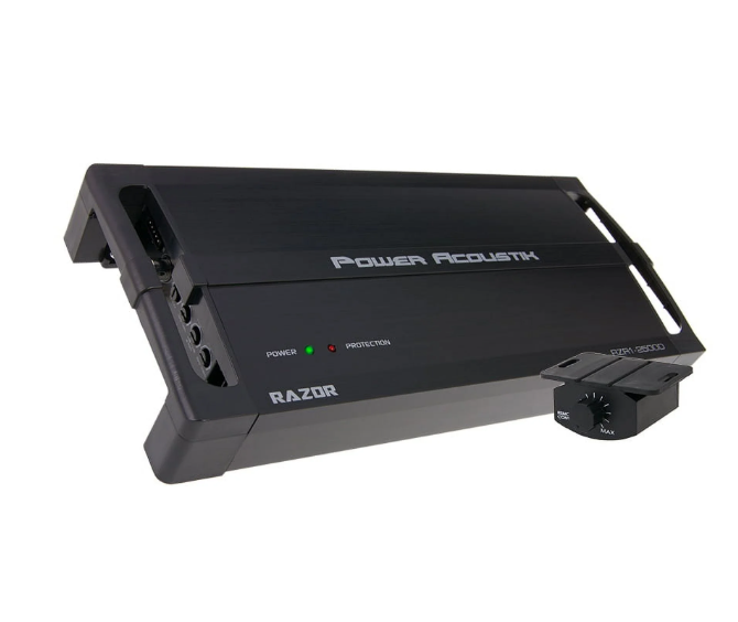Power Acoustik RZR12500D 2500W Subwoofer Amplifier NEW IN OPEN BOX