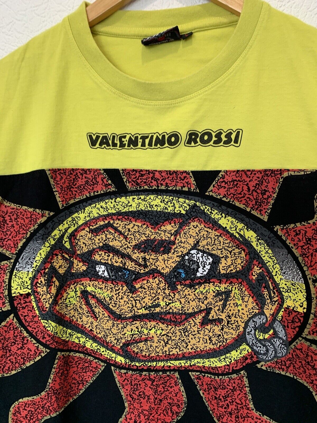 Vintage Valentino Rossi T-Shirt Racing Rare Tee Large