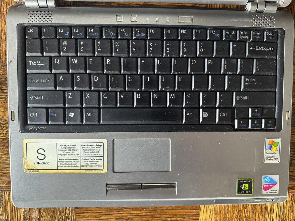 Sony VAIO VGN-S460 PCG-6G4L Computer | eBay
