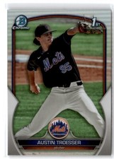 2023 Bowman Draft Chrome 1st Bowman Refractor Austin Troesser New York Mets