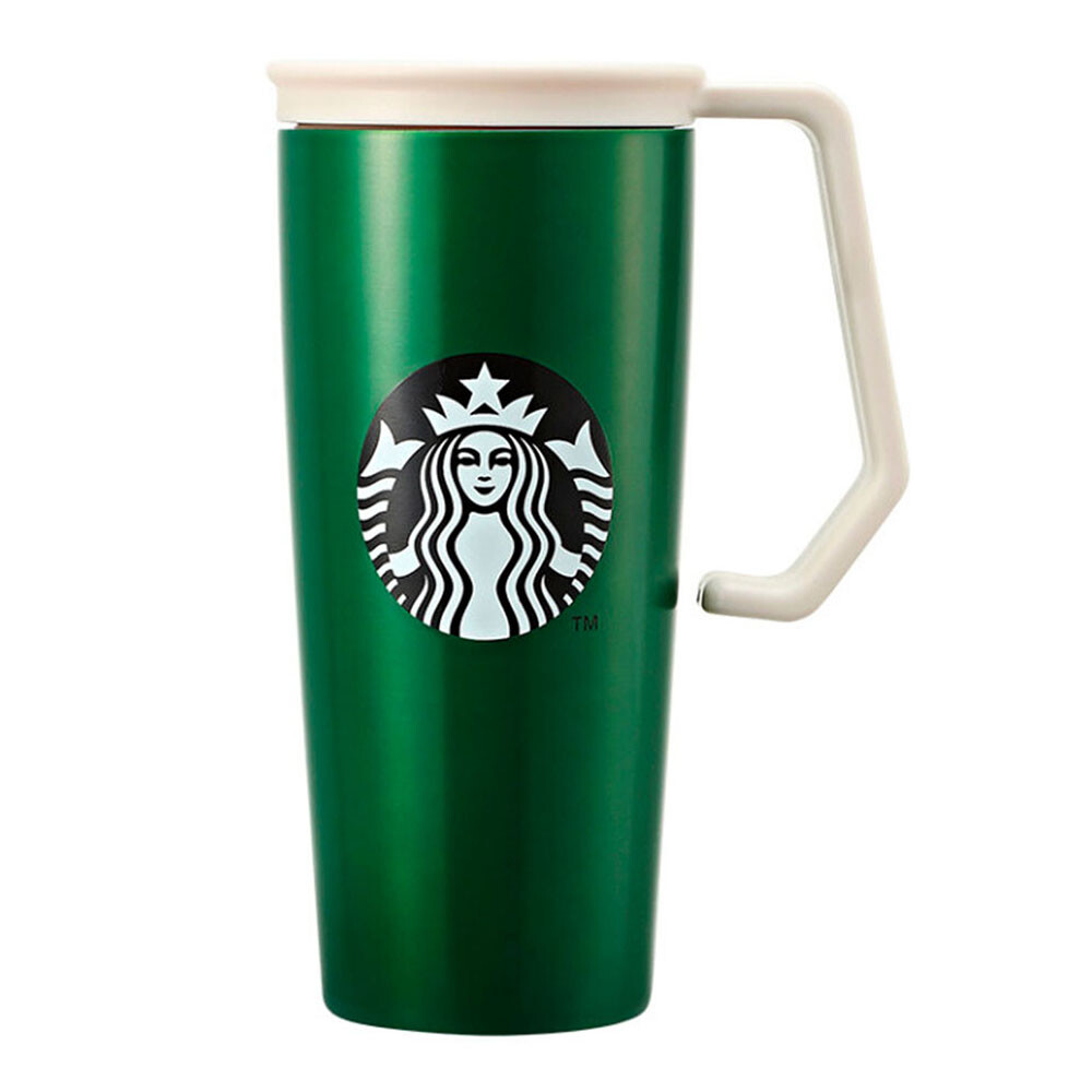 Starbucks Korea 2020 SS Green Chubby Handle Tumbler 473ml | eBay