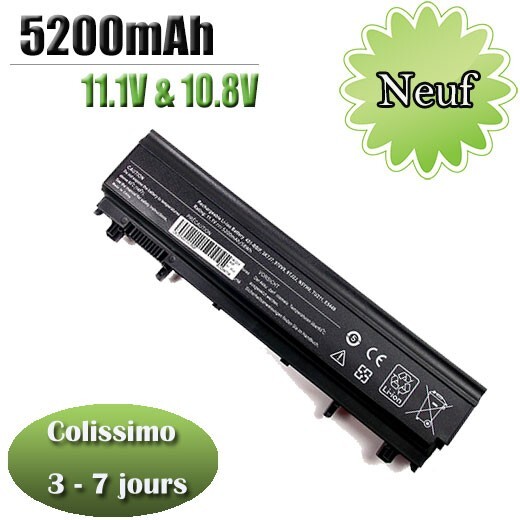 Batterie Dell Latitude E5540 3K7J7 Lithium 11.1V 5200mAh