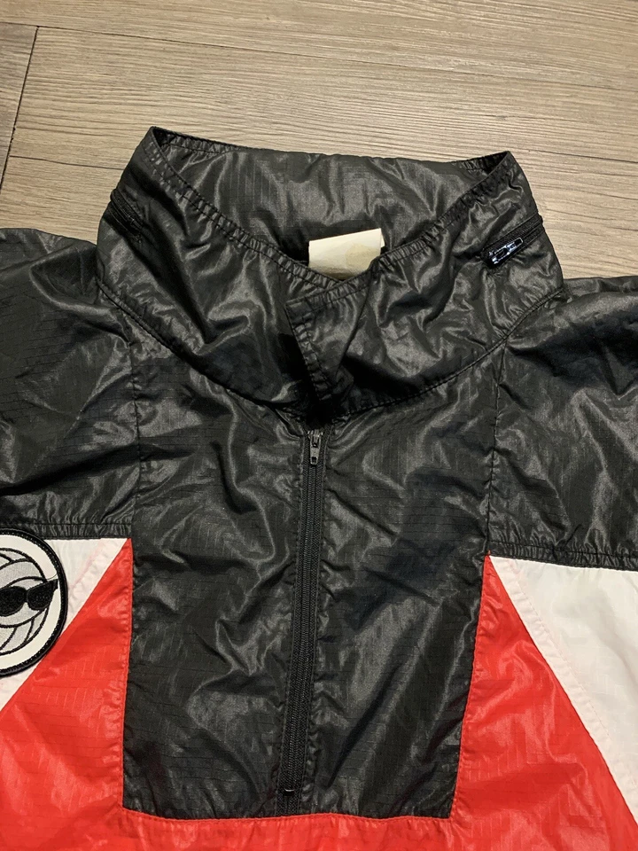 Cortavientos Chrysler Voleibol Playa De Colección Para Hombres XL 80s 90s Cremallera Completa Nylon Foto 4 de 4