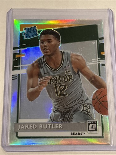 2021 Panini Chronicles Draft Optic Jared Butler Silver Holo Rated Rookie RC