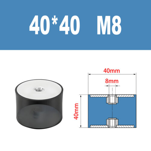 Gummipuffer Typ E Silentblock Schwingungsdämpfer Gewinde M3 - 12 Anschlagpuffer - Bild 31 von 48