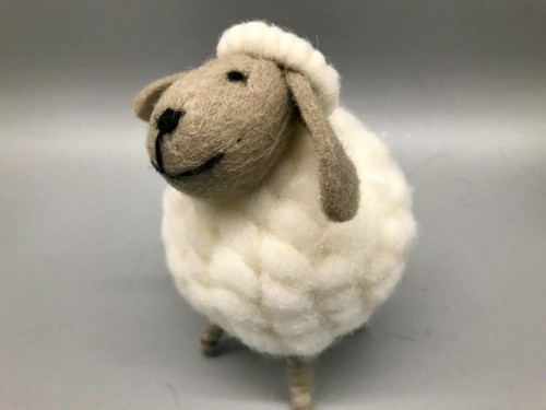 WOOLY SHEEP/OWL/FOX DECORATION HOME ORNAMENT FELT UK SUPPLY LIVING-ROOM - Picture 13 of 32